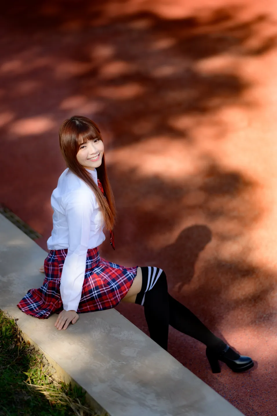 [Mzsock] NO.233 Student uniform high heels street photography#[105P]-98